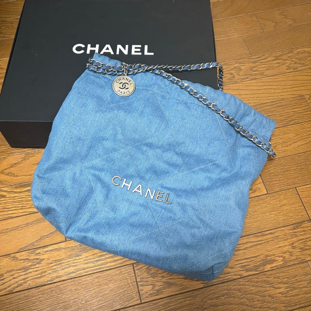 CHANEL22 シルバー金具　ノベルティバッグ