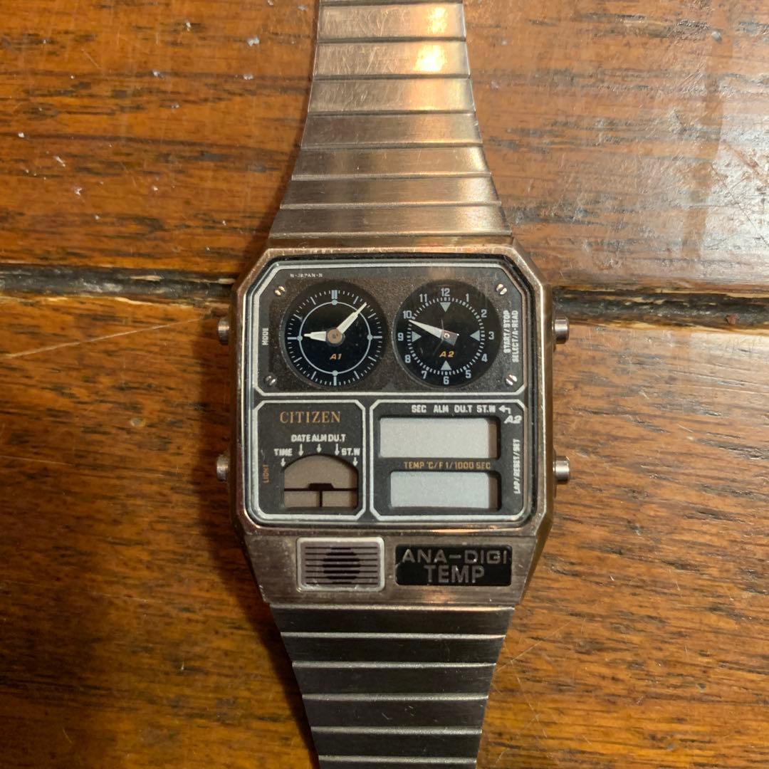 CITIZEN アナデジテンプ　電池切れ