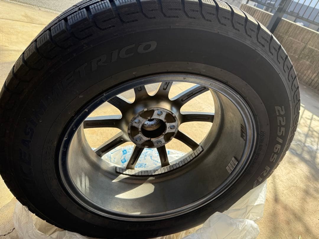 225/65R17 冬用タイヤ ホイール4本セット