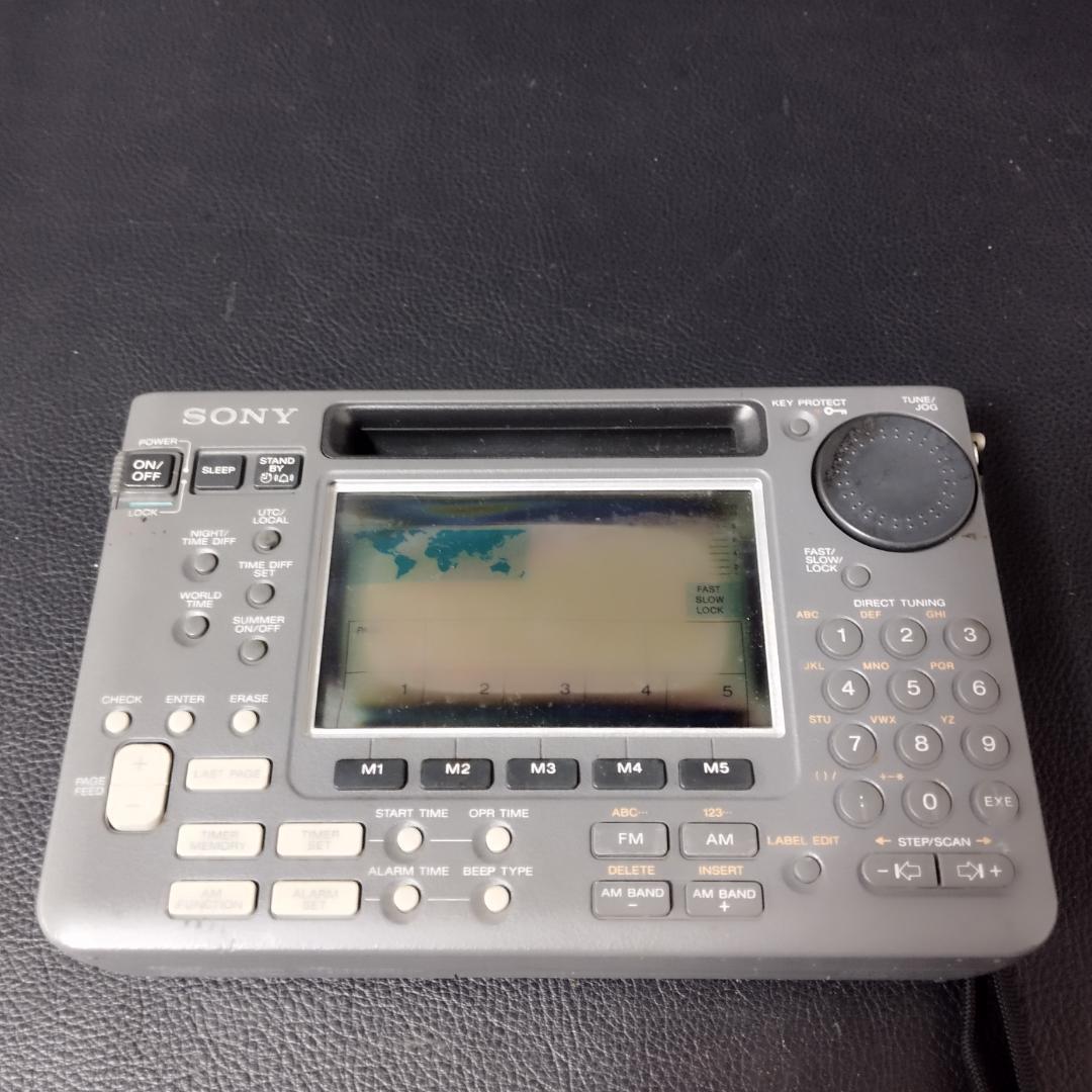 SONY ICF-SW55 世界ラジオチューナー　レトロ　貴重