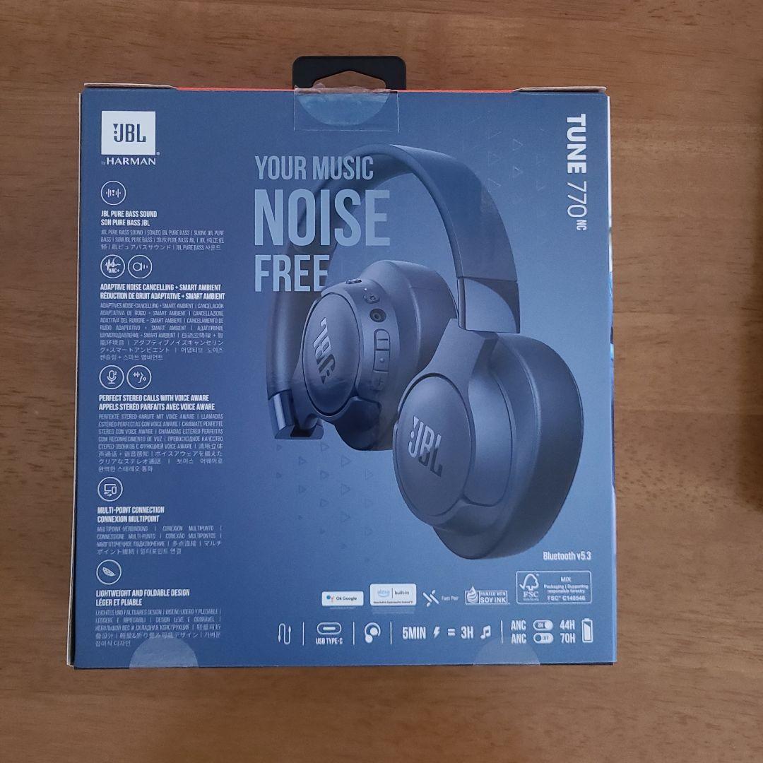 JBL TUNE 770NC ワイヤレスヘッドホン ブルー