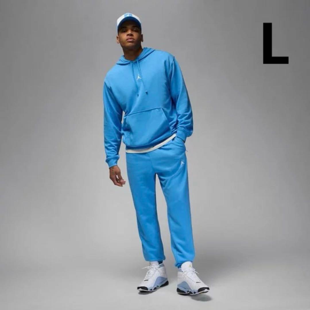 L ナイキ　ジョーダン　スウェット　上下 セットアップ　水色　パーカー　パンツ