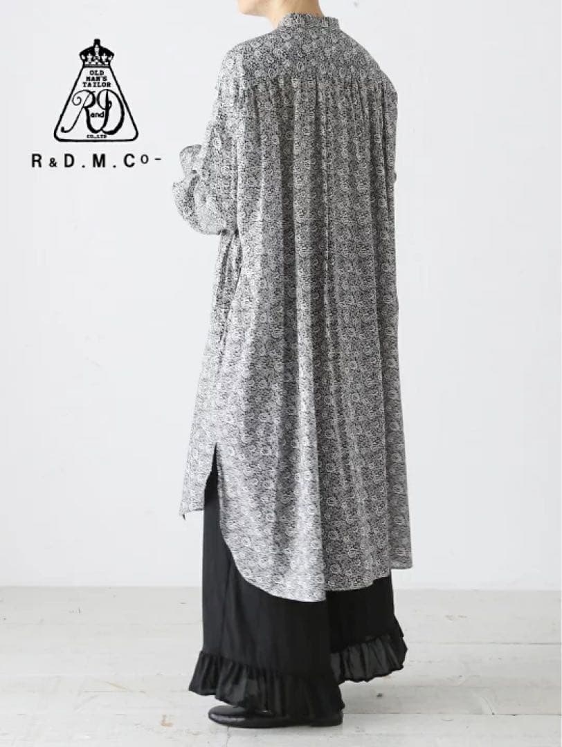 オールドマンズテーラー キャンディフラワーロングシャツ