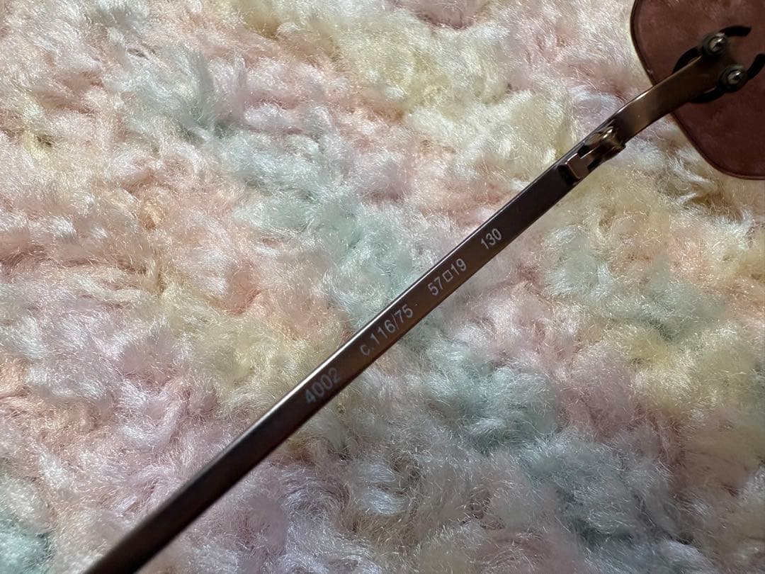 美品✨️【CHANEL】リムレス サングラス 4002 ココマーク 中古