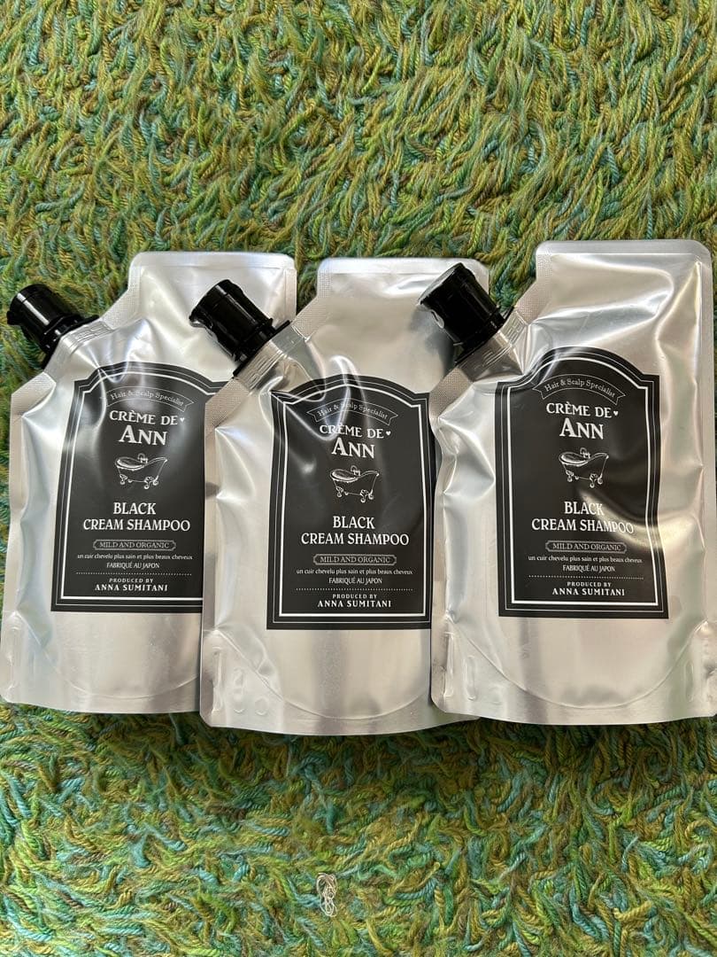 CREME DE ANN BLACK CREAM SHAMPOO 3個セット