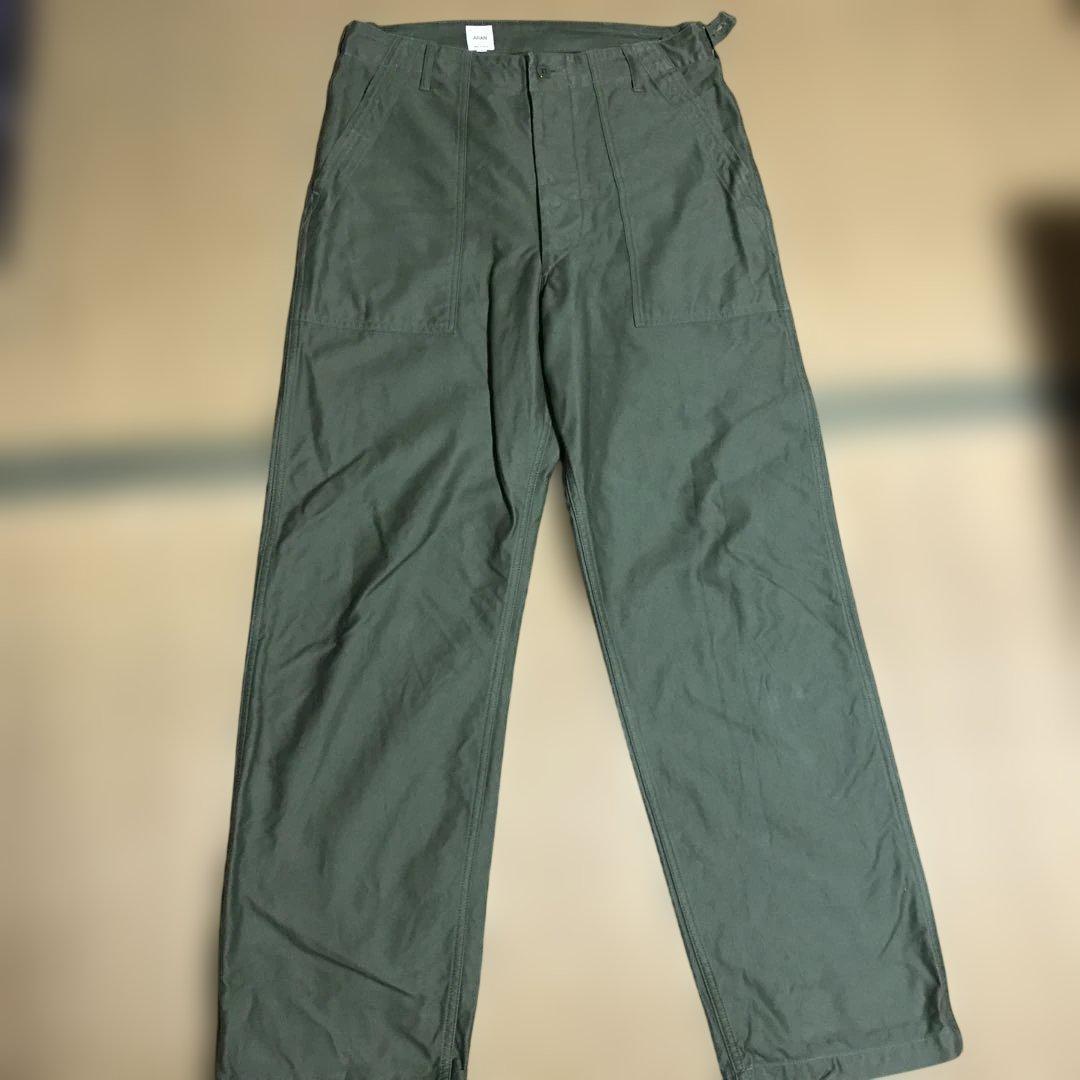 ARAN ワークパンツ サイズ4 オリーブ