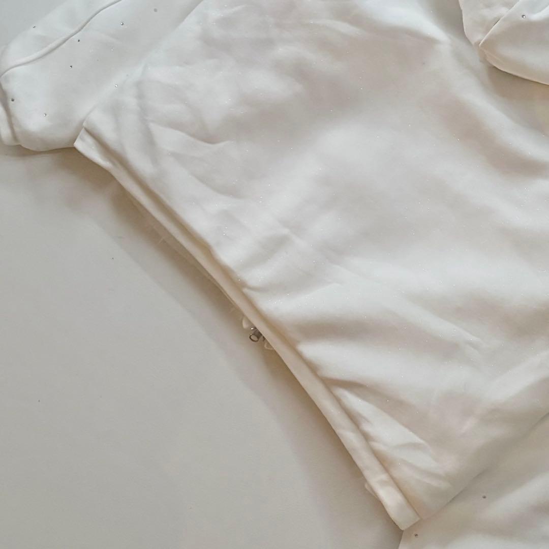 ジャケット・アウター andwang kirakira 2way fur zip up (white)