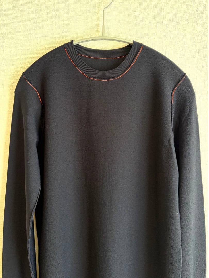 ENOF ロングニットドレス ネイビー L