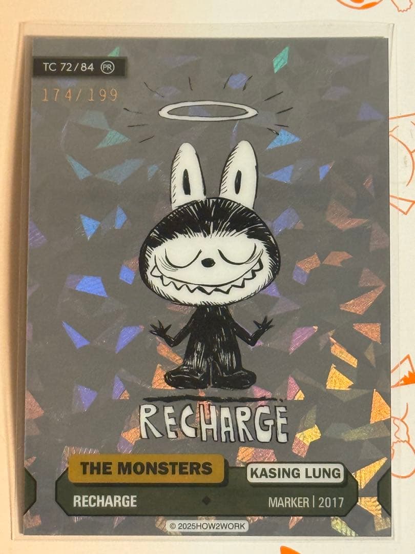 2025 Labubu ラブブ トレカ シリアル　RECHARGE