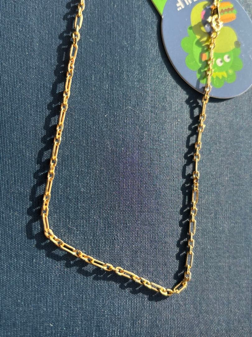 GSTV K18 YG イタリアン　チェーン　ネックレス　フィガロ