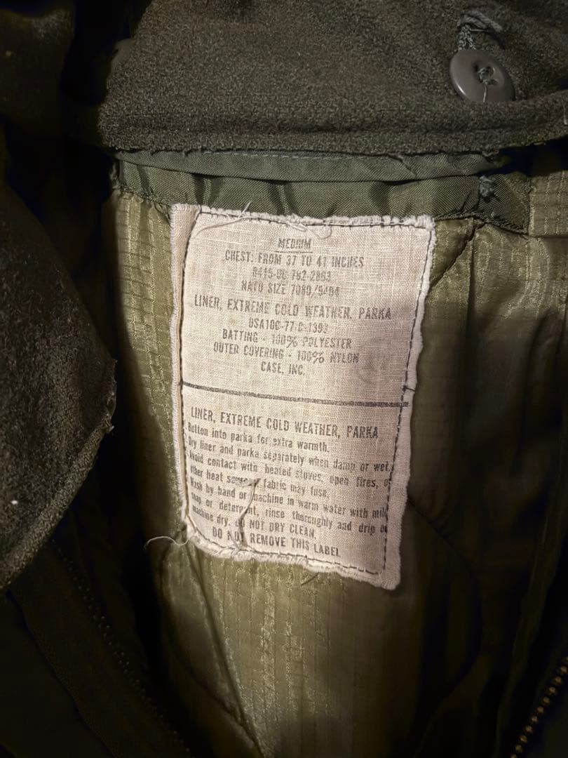 M65 M-51 ビンテージモッズコート フルセット フィッシュテールパーカー