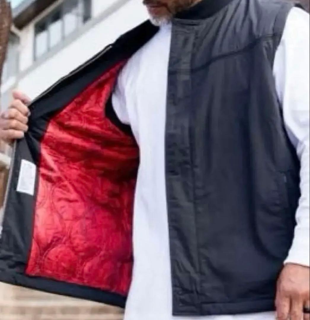 derby of san francisco vestダービー ベスト 黒赤 L