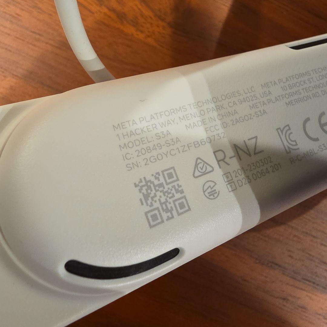  Quest 3 128GB + Eliteストラップ バッテリー付き