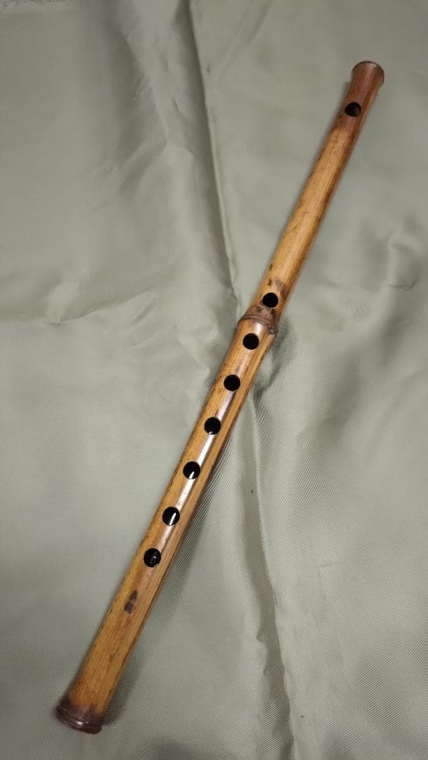 煤竹　真竹笛　古典調４本調子　篠笛