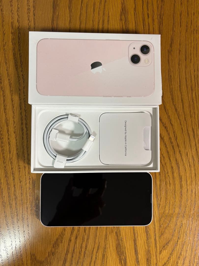 【美品】Apple iPhone 13 256GB ピンク 付属品あり