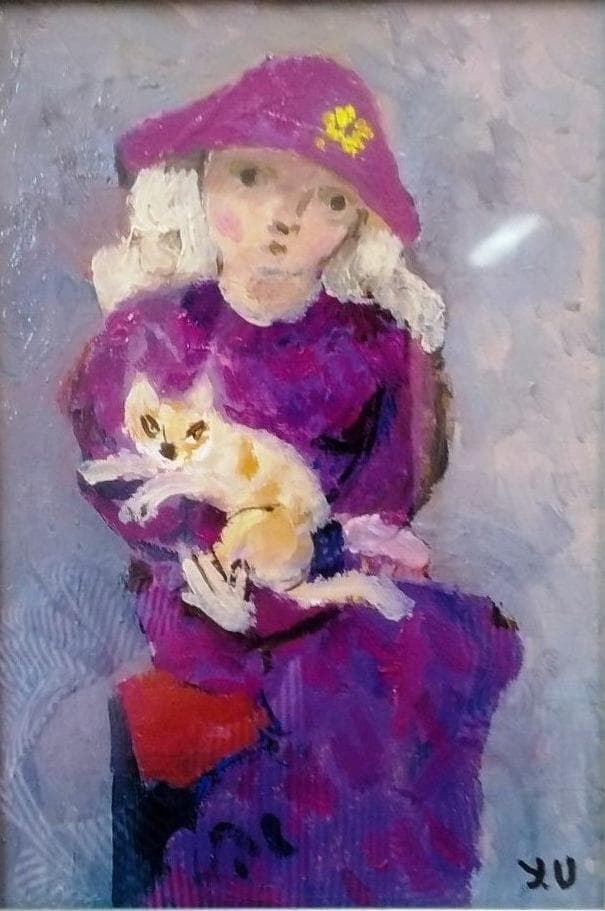 臼井幸彦、油彩画「デボラ」、FSM