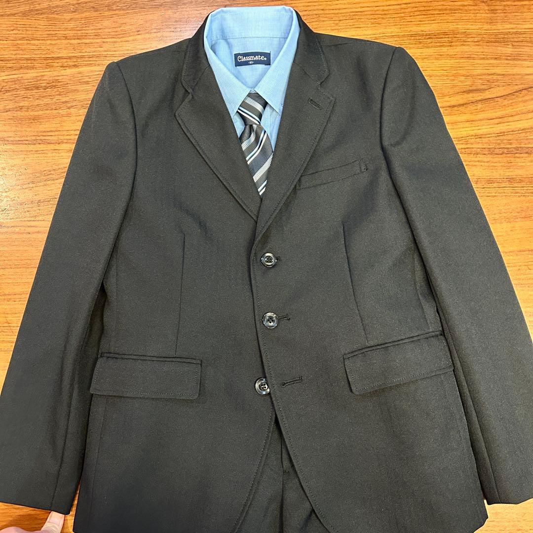 Classmate ブラックスーツ 上下セット ネクタイ付き 165cm 男の子
