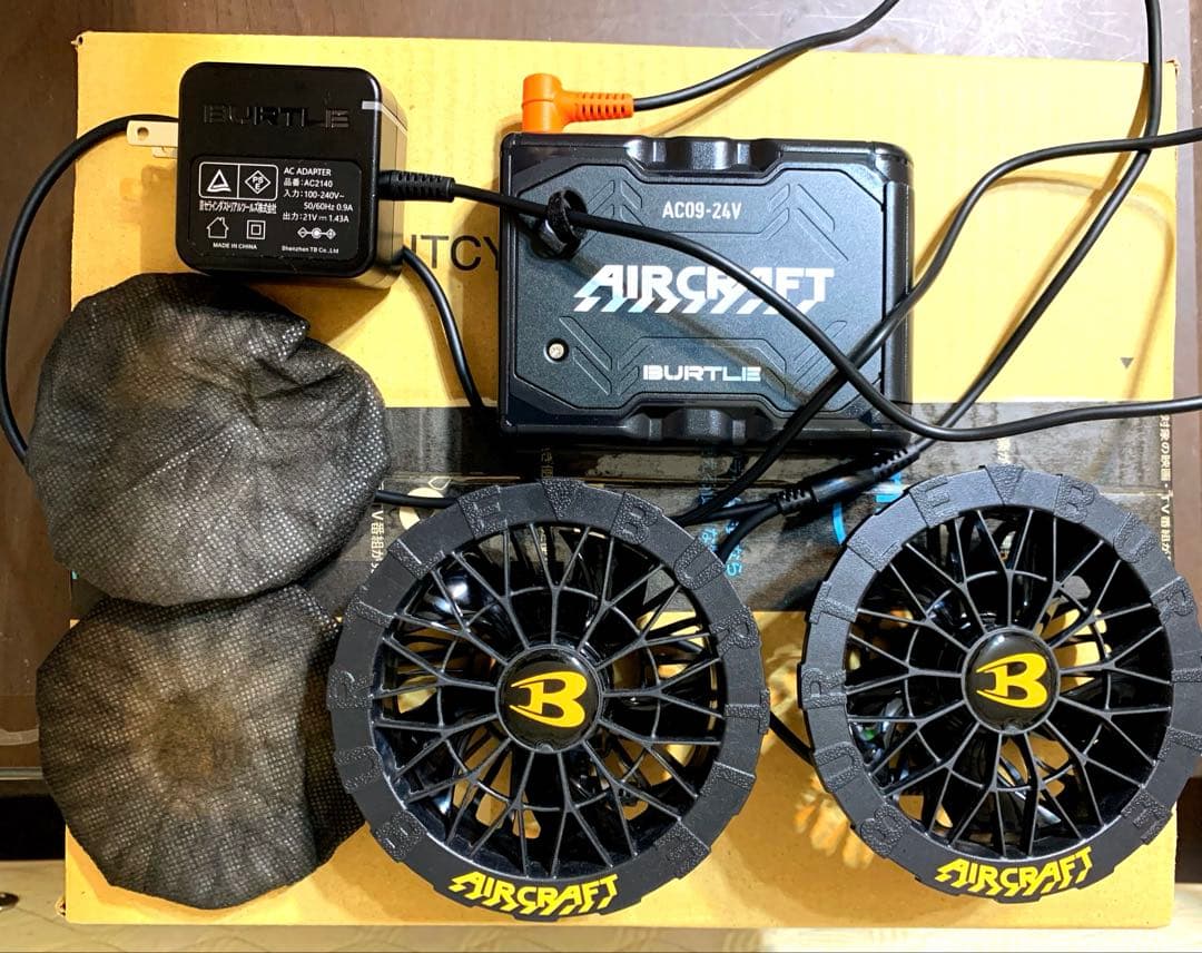 中古 バートル 2025最新型 バッテリーファンセット
