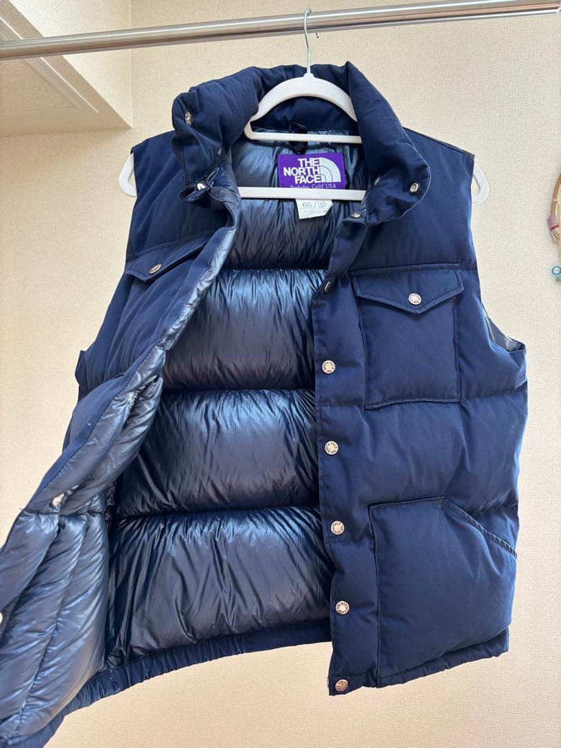 【美品】THE NORTH FACE パープルレーベルシエラ ダウンベスト L