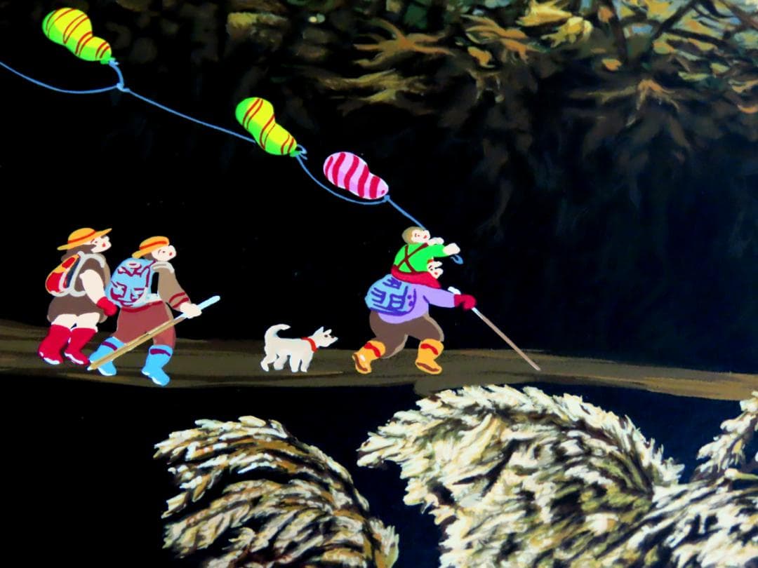 【ヒロ・ヤマガタ】　万葉路　　シルクスクリーンシート　　山形博導　　額装可能