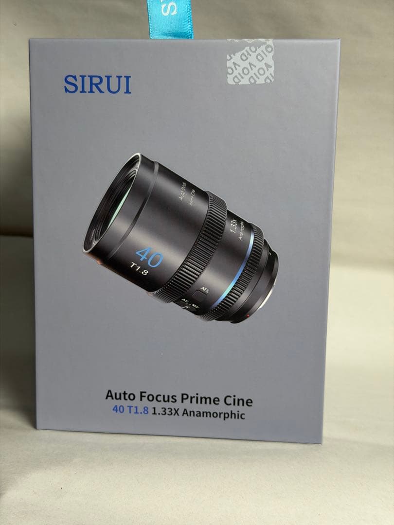 SIRUI 40mm T1.8 1.33x アナモルフィックレンズ Eマウント