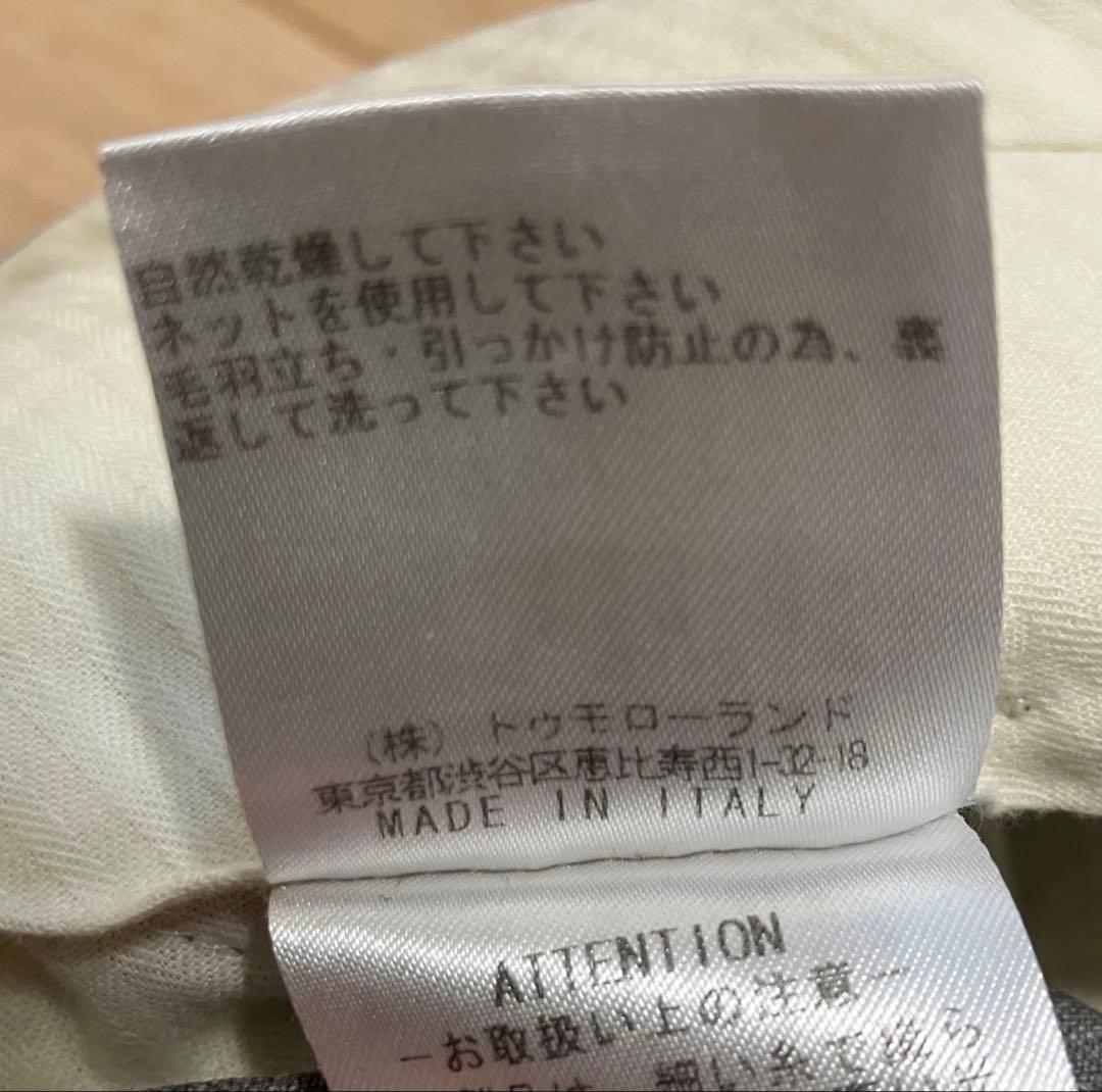 【イタリア製】Rota スラックス ツープリーツ　ライトグレー 46