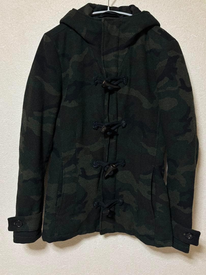 ジャケット・アウター AKM WOOL CAMO DUFFLE COAT