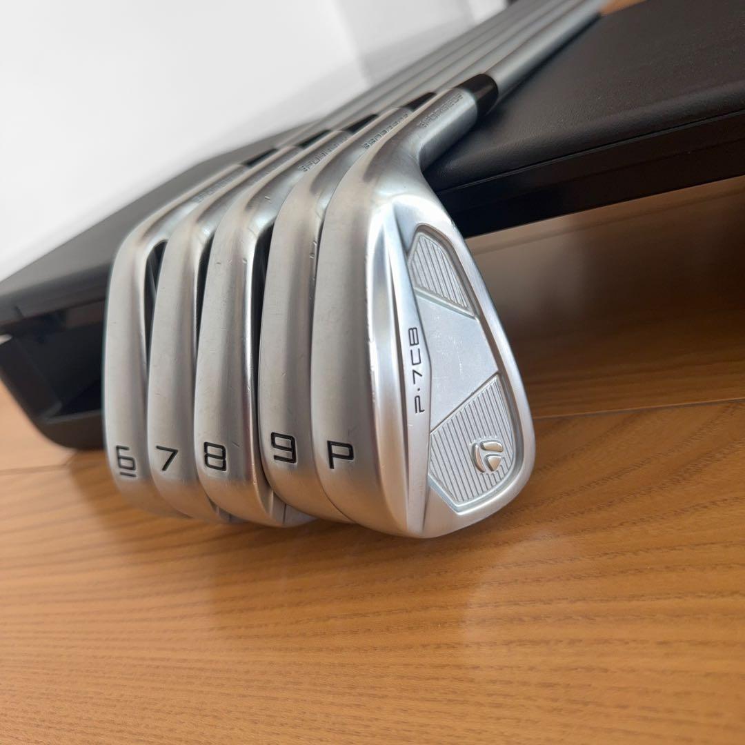 【美品】テーラーメイド P7CB アイアン 6i〜PW 5本 MCI 80S