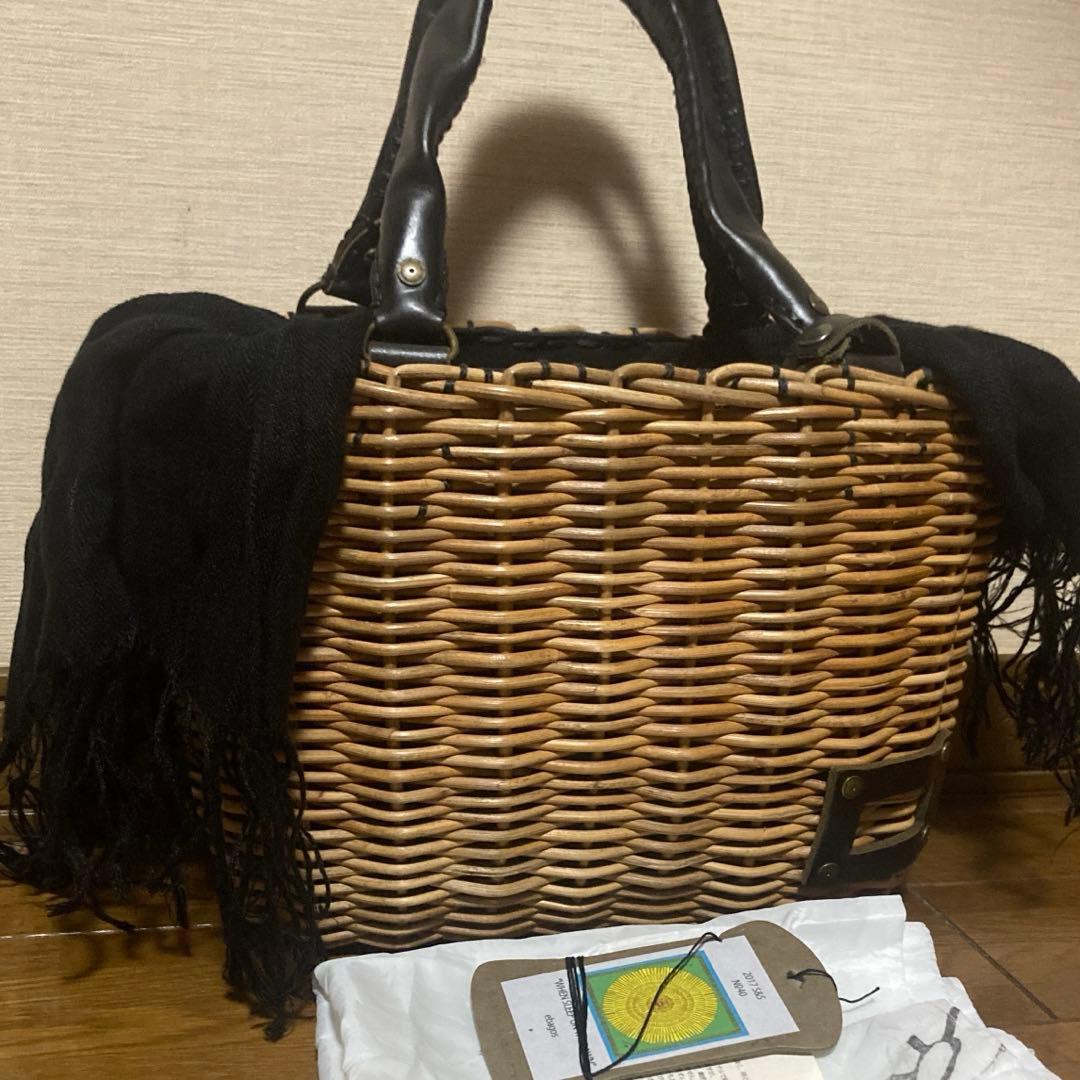 エバゴス ブライドルレザー　紅藤　ミニトート　ブラック　黒　ebagos