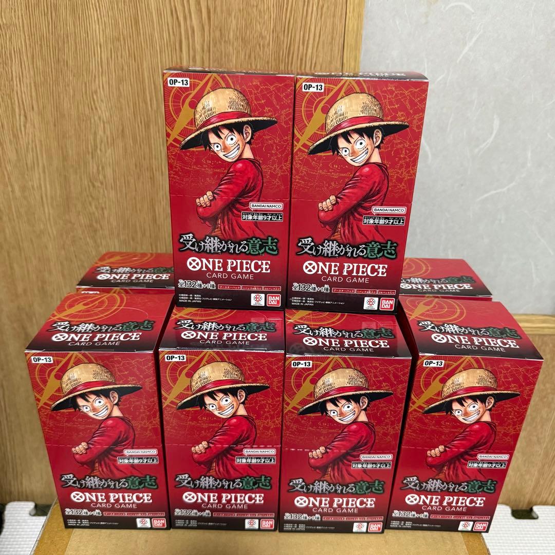 ワンピースカードゲーム 　受け継がれる意志　10ボックス　全てテープ付き　未開封