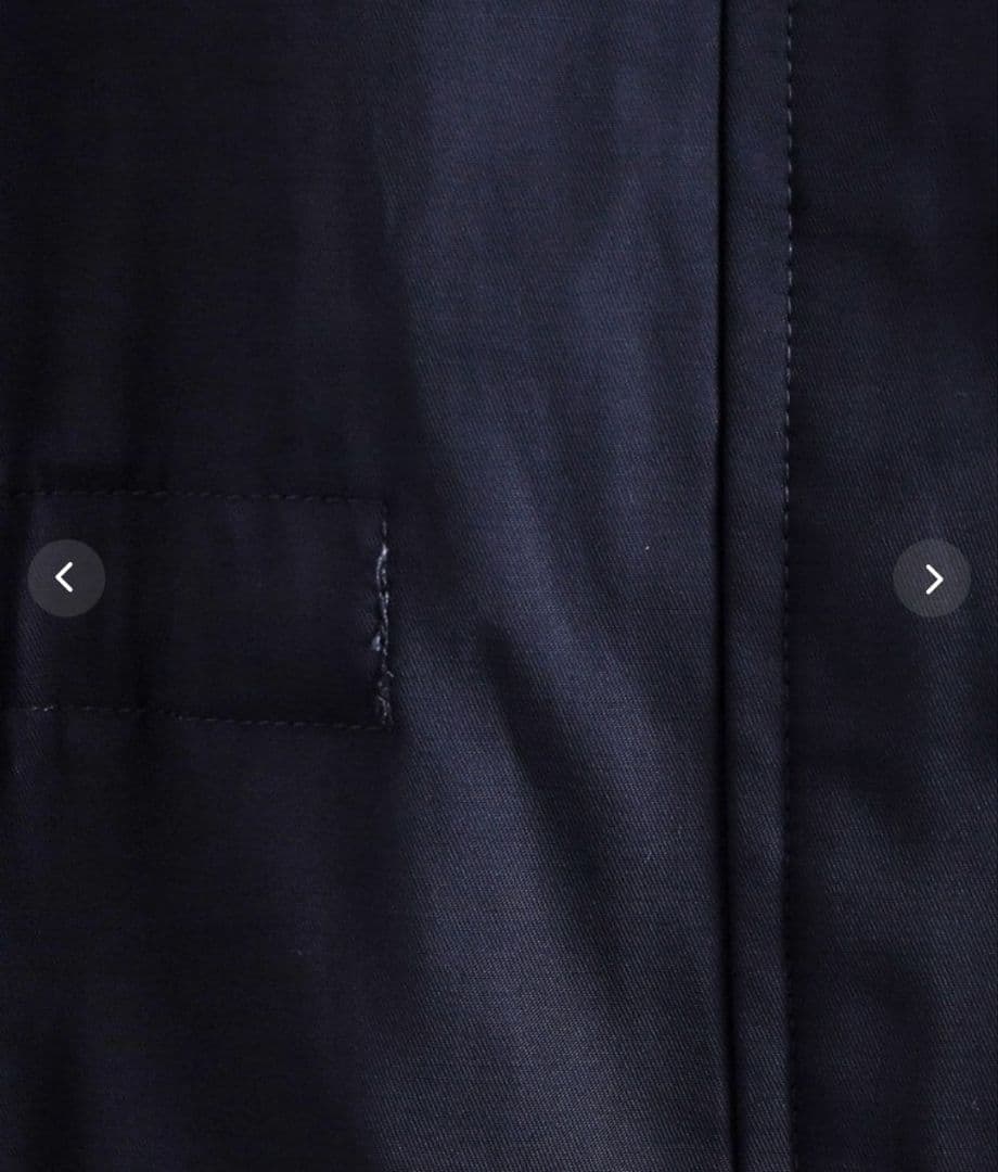 ネイビー　撥水　4way　フェイクファーライナー　ロング　マンパ