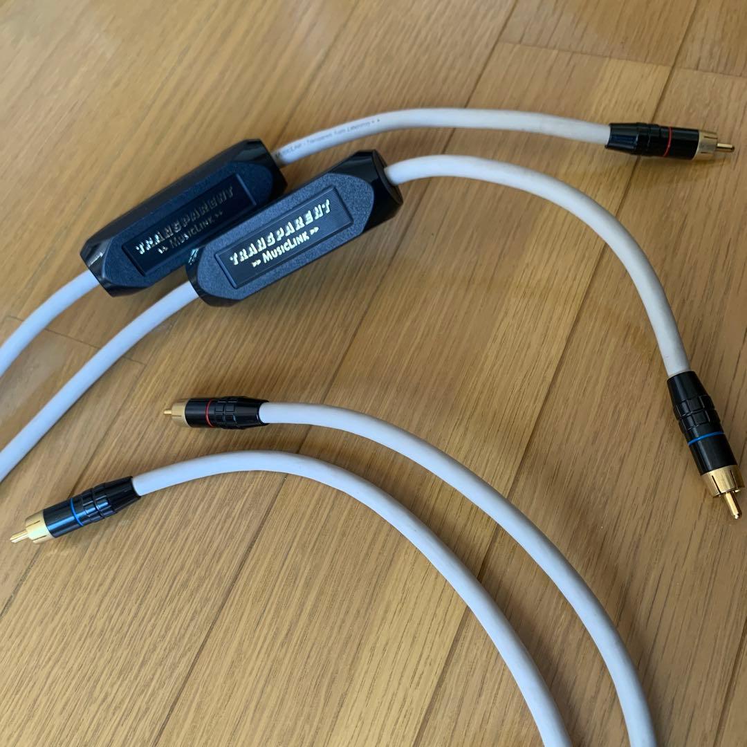 米国TRANS PARENT music link RCA1.0m 中古品 ①