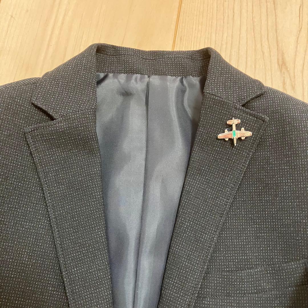 値下げ✩プティマイン(petit main)チャコールJK+ショートパンツセット