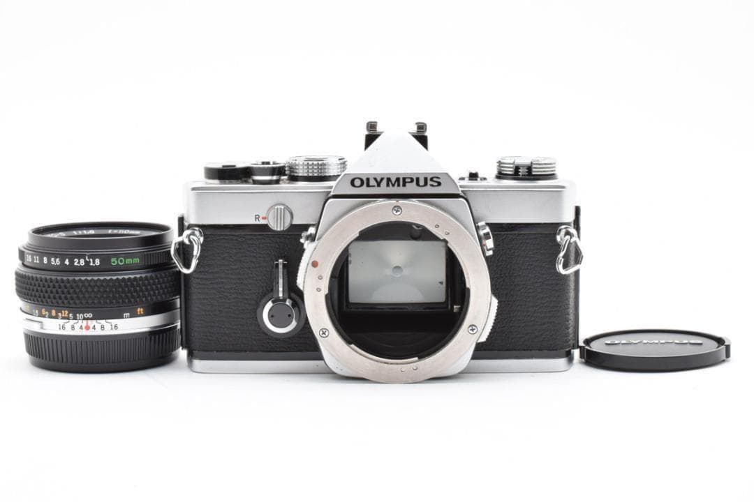 ■美品■ OLYMPUS OM-1＋ZUIKO F1.8 50mm《露出計OK》