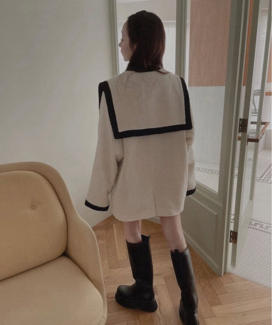 fictiontokyo セーラーカラージャケット