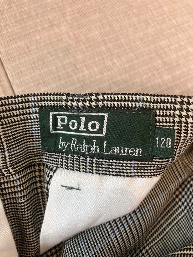 ラルフローレン120フォーマルスーツ5点紺ブレザー入学式結婚式美品