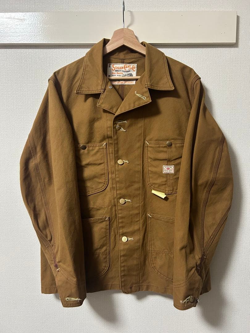 Sugar Cane BROWN DUCK WORK COAT 13オンス