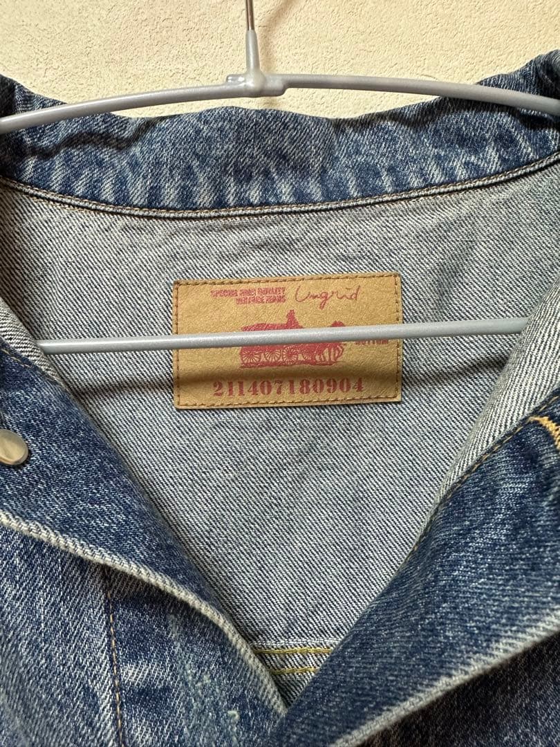 ungridビッグシルエットデニムジャケット