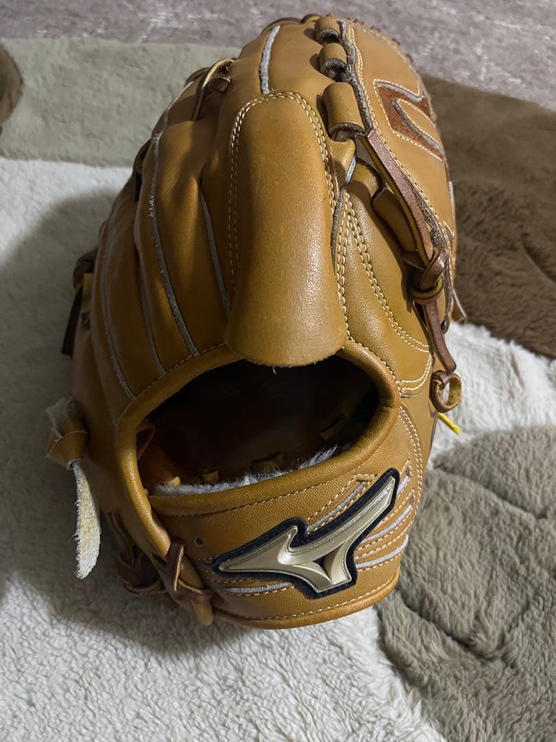 ミズノグローバルエリート一般軟式投手用グローブ &袋 値下げ交渉あり。