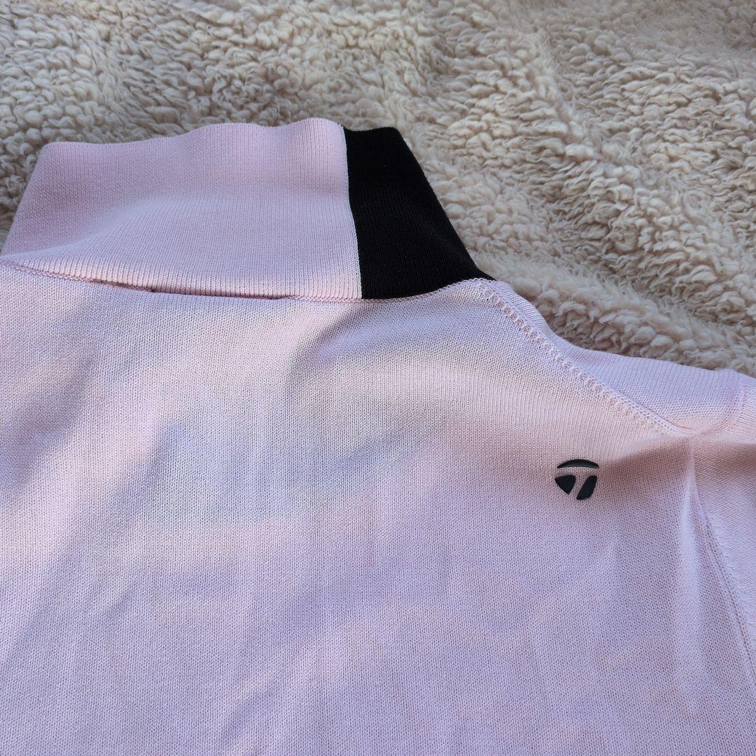 TAYLORMADEセットアップ　 ピンクセーター＆ネイビーキルティングスカート