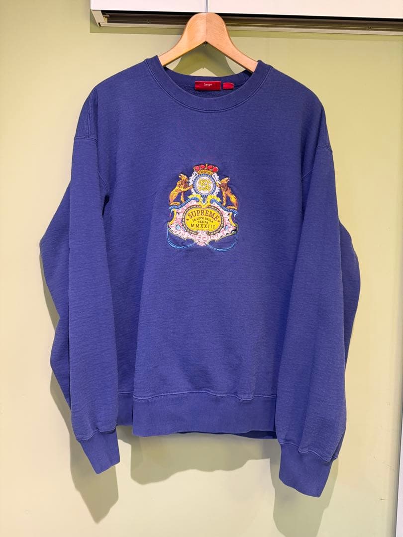 トップス 23SS Supreme Crest Crew Neck