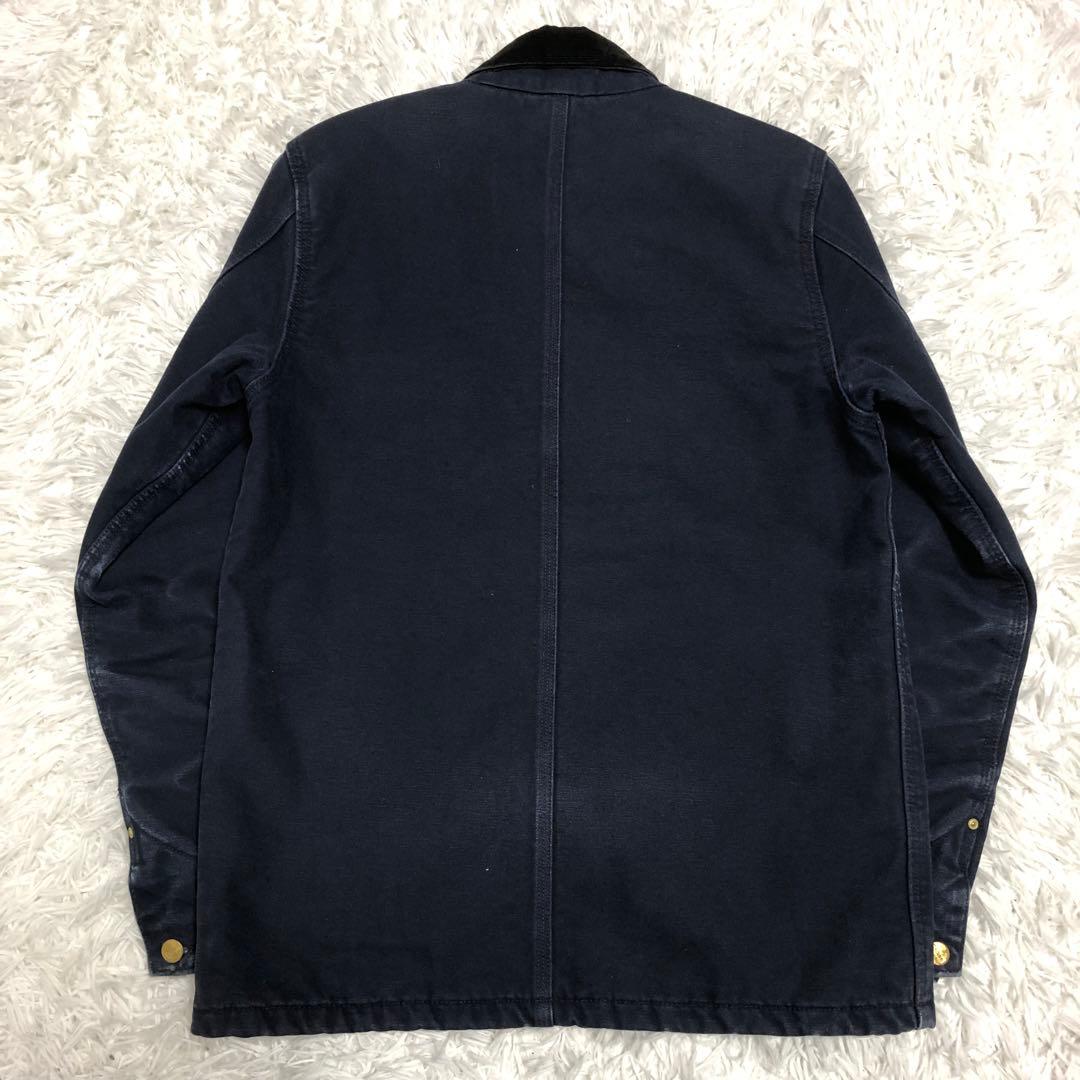 カーハート　ミシガンチョアコート　ネイビー　ブランケット