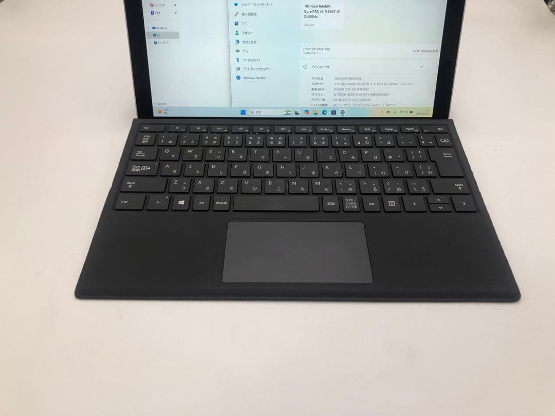 Windowsタブレット本体 Surface Pro 7+(Model 1960) i5-1135G7