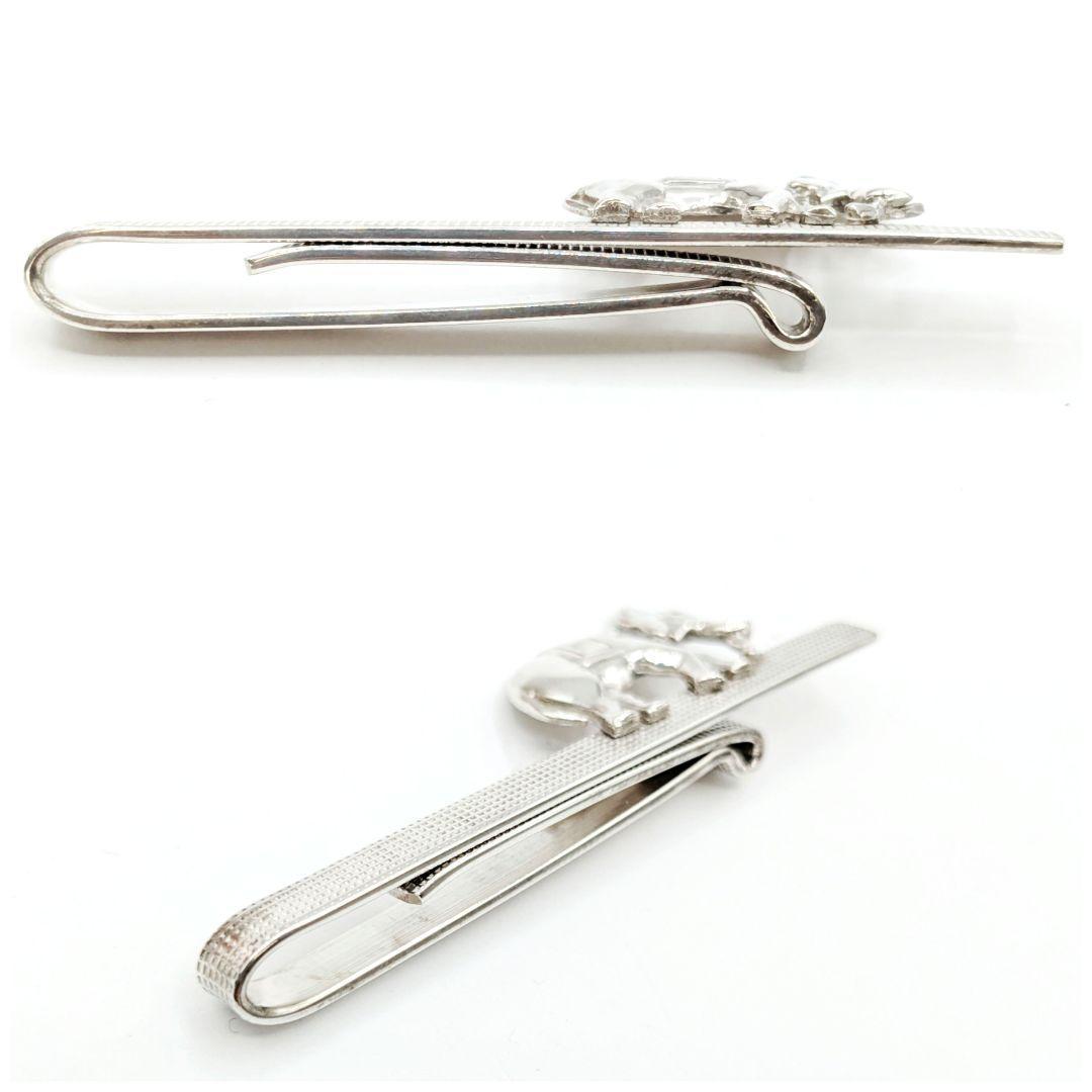 エルメス ネクタイピン ゾウ シルバー 動物モチーフ シルバー ヴィンテージ