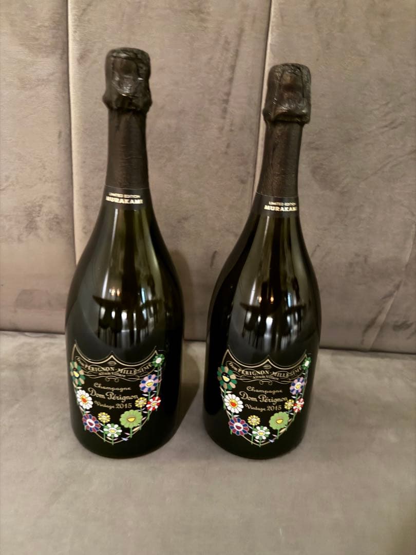 村上隆　ドン・ペリニヨン シャンパン 750ml 2本セット