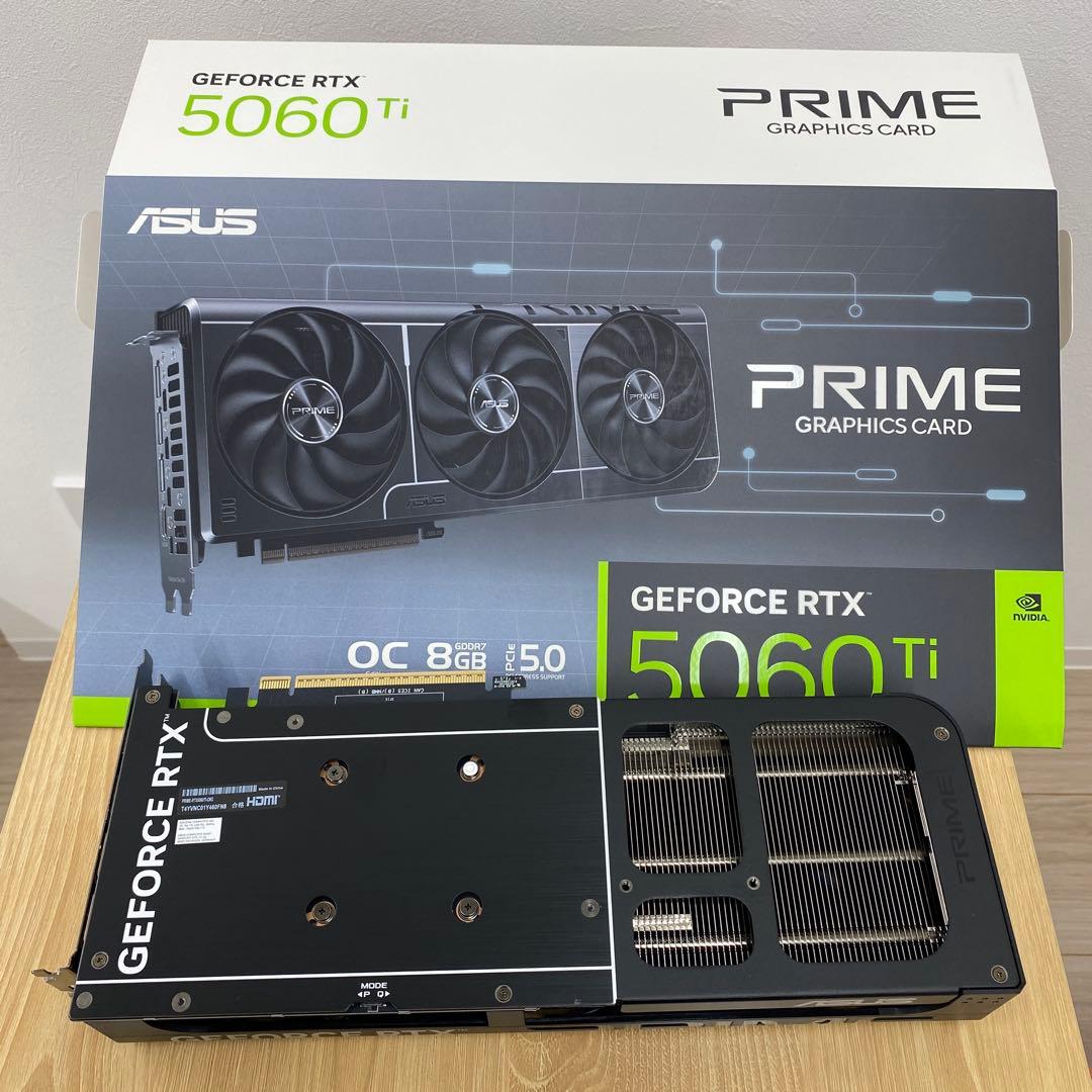 グラフィックボード・グラボ・ビデオカード ASUS Prime RTX5060ti 8G OC edition