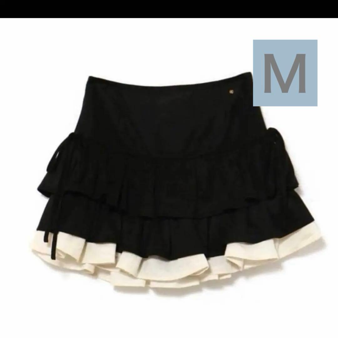 ANDMARY Mel gather skirt black Ｍサイズ