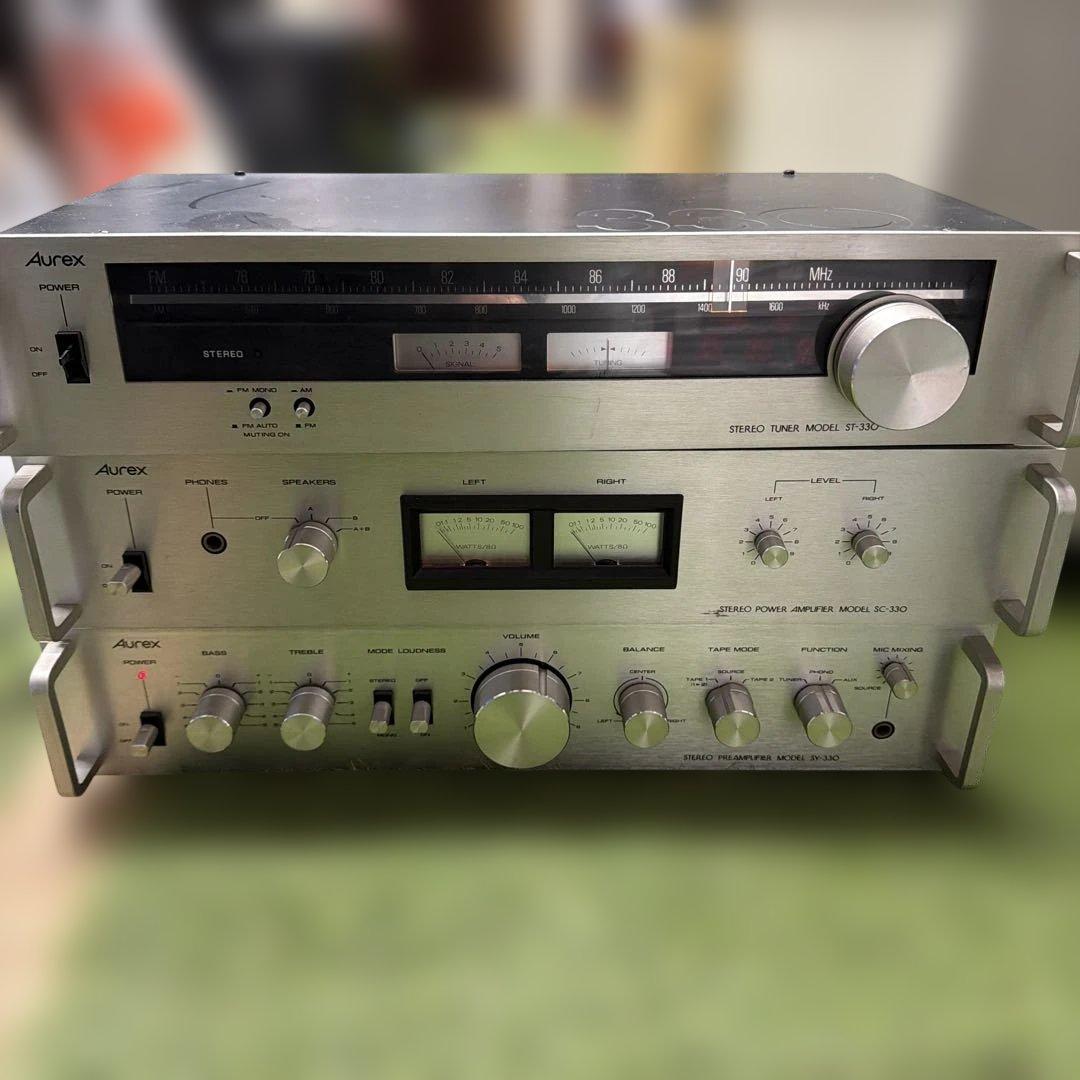 Aurex ステレオアンプチューナー フル