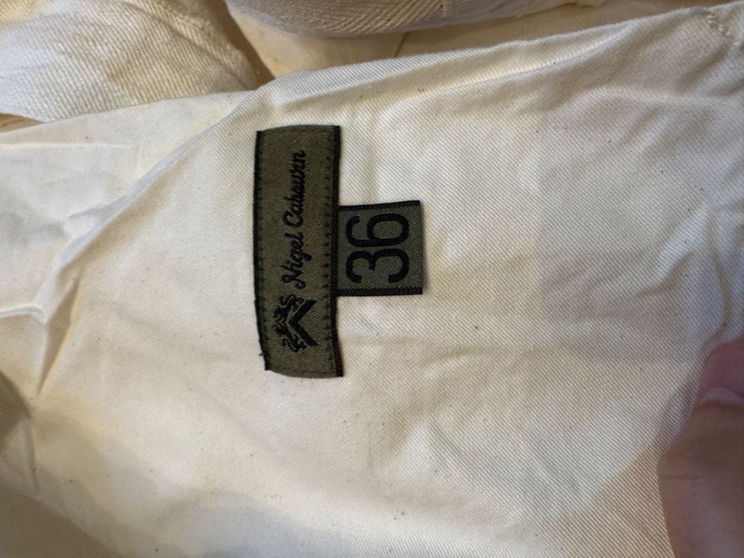 ナイジェルケーボン ホスピタル パンツ ヘンプデニム 36サイズ