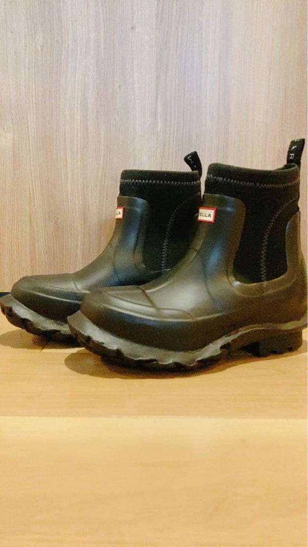 Stella McCartney × HUNTERレインブーツ　ブラック